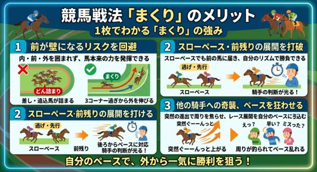まくりのメリット