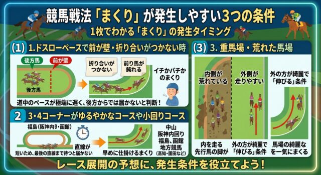 まくりが発生しやすい条件